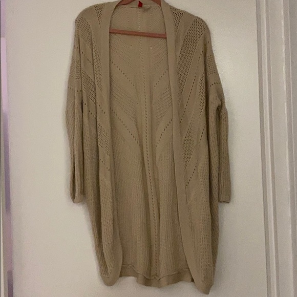 H\u0026M | Sweaters | Hm Tan Drape Cardigan 